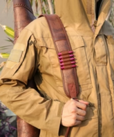 Brass Zippers Waxed Canvas Shotgun Case